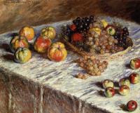 Monet, Claude Oscar - Still Life - Apples and Grapes